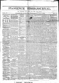 Florence times newspaper - The first edition of the newspaper as the Weekly News and Review, appeared on March 18, 1922. Its immediate predecessor was the Florence News and Review, and its name was later changed to the Morning News Review. In February 1928, it purchased the Florence Daily Times and the name was changed to the Florence …